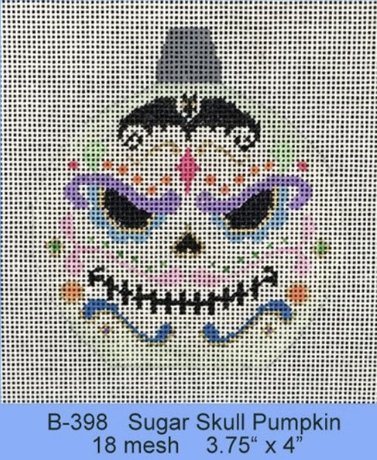 B-398 - Sugar Skull Pumpkin