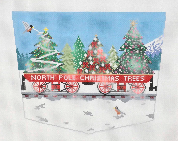 AOK108 - Christmas Tree Car Stocking Topper