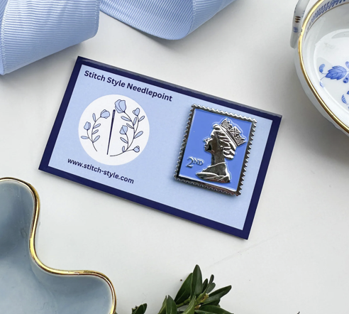 Blue Queen Stamp Needle Minder