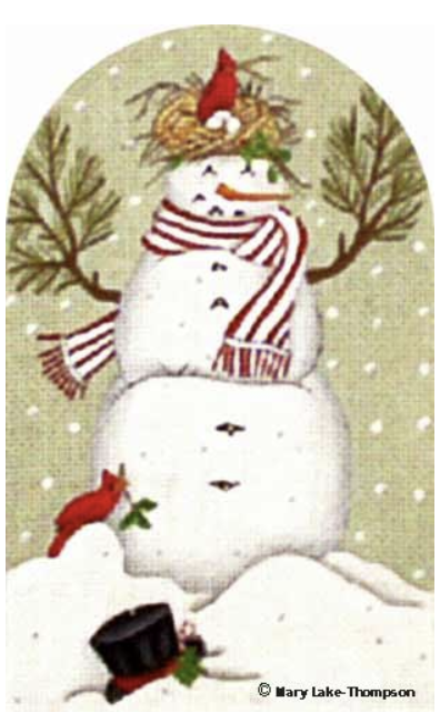 MLT266D - Nest Head Snowman