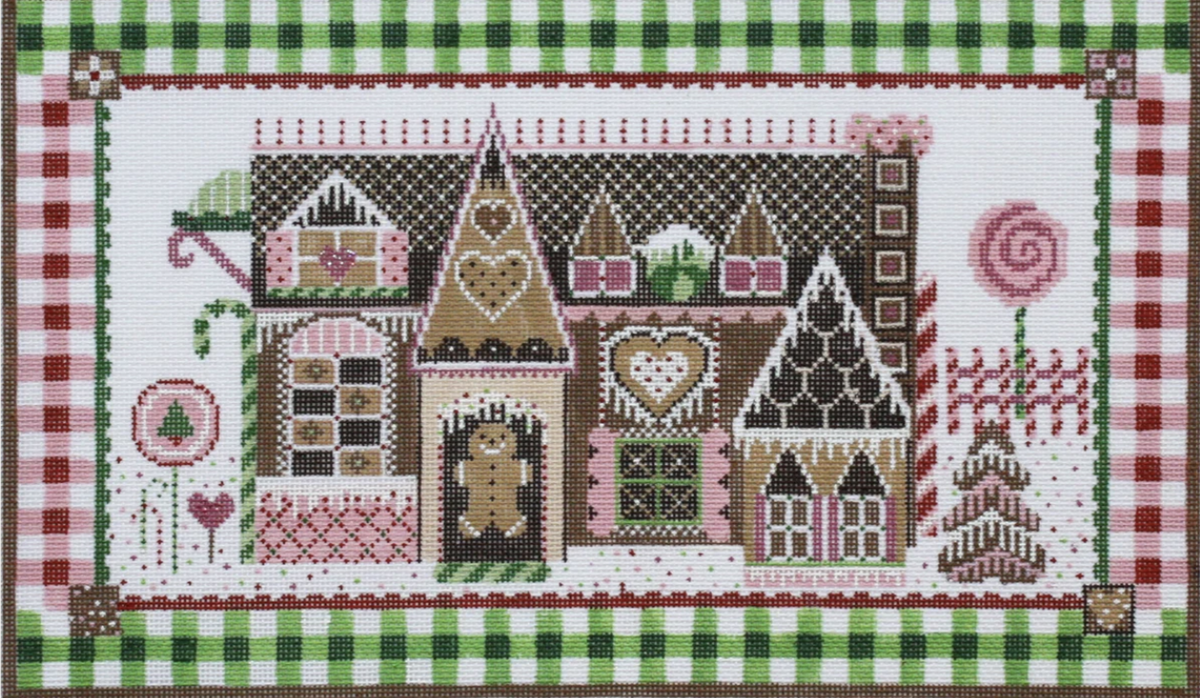 ST-C764 - Pink Gingerbread Cottage