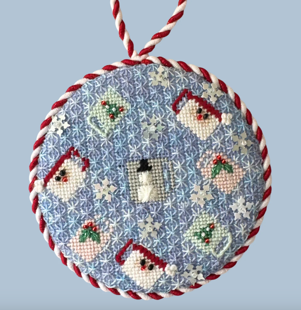 ND - Colorful Christmas Mugs Round Ornament
