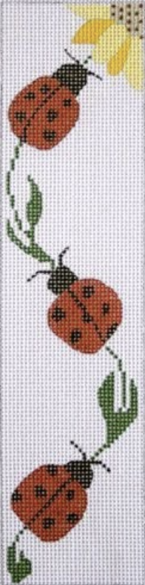 BKM104 - Climbing Red Lady Bugs Bookmark