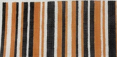 KK-SG82 - College Stripes - Orange, Black, and White