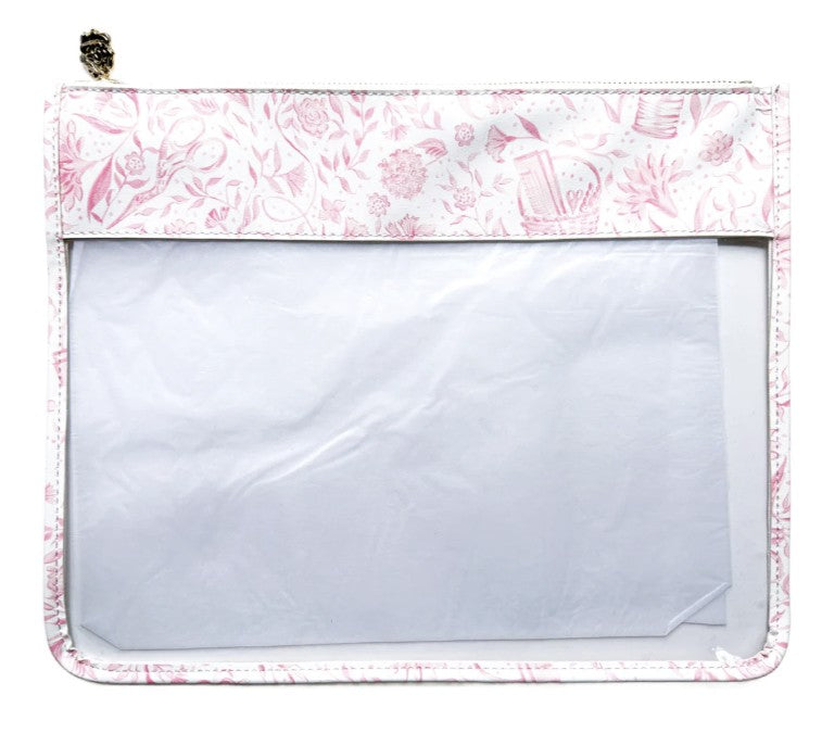 Needlepoint Print Large Project Bag