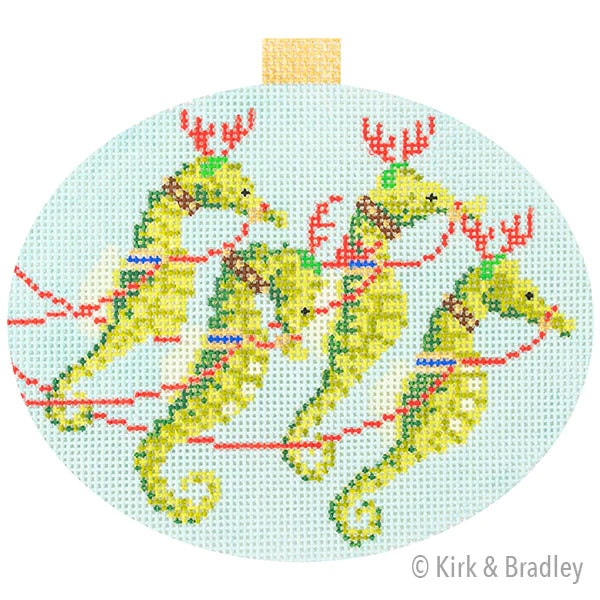 KB 1678-P - Festive Sea Friends - Seahorses