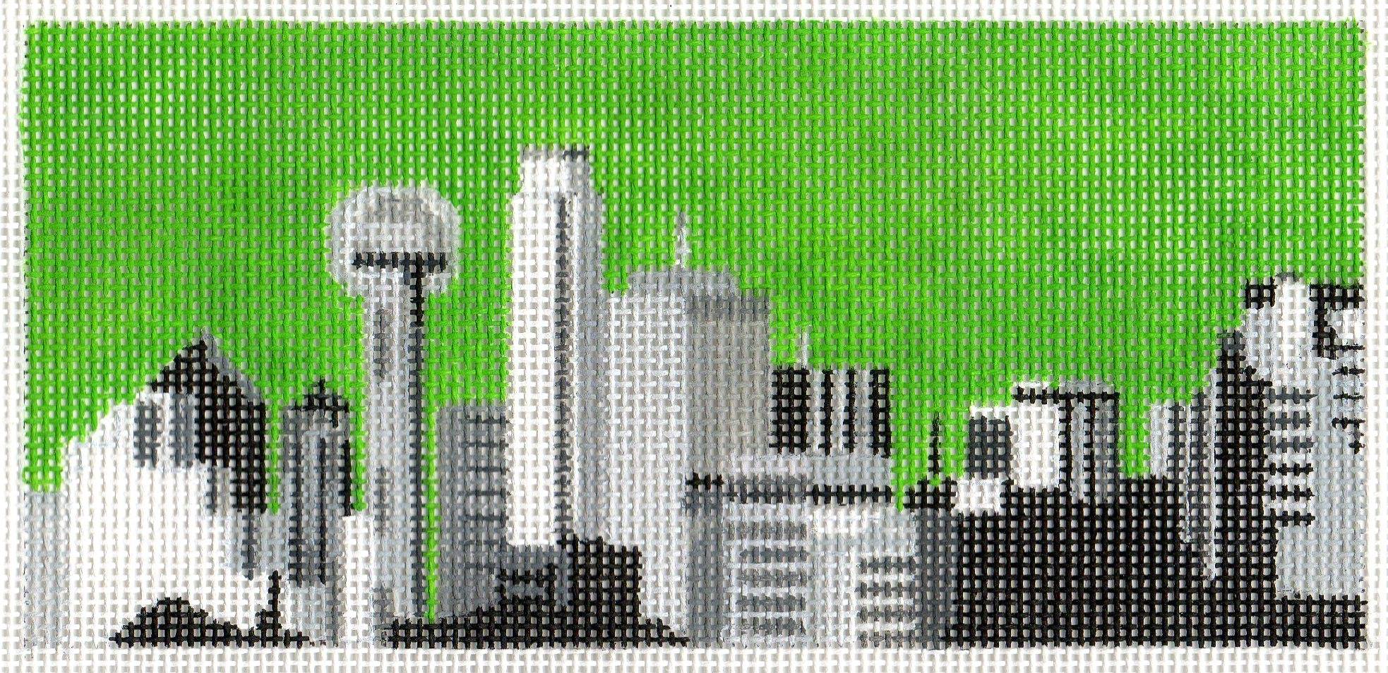 AB317 - Black and White Dallas Cityscape Insert