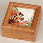 Small Oak Box 4” x 4” Design