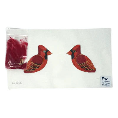 LL300E - Cardinal Bird Double Sided Clip On
