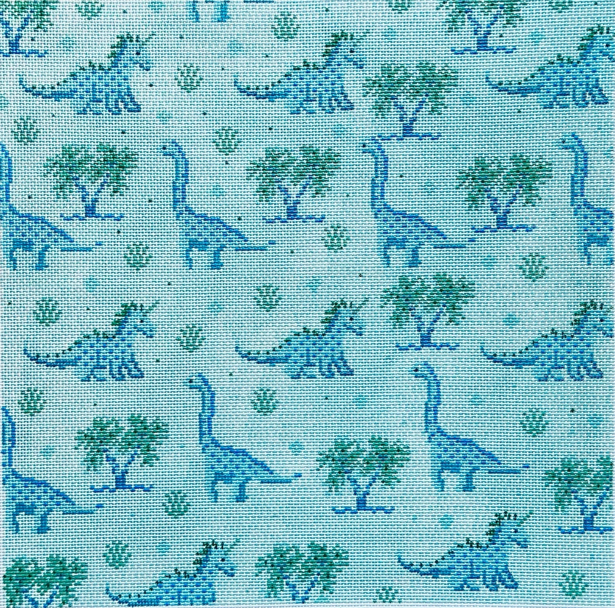 TA4066 - Dino Square Large Canvas - Blue