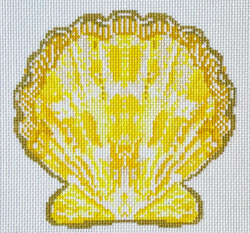 TA1033-18 - Yellow Scallop Ornament