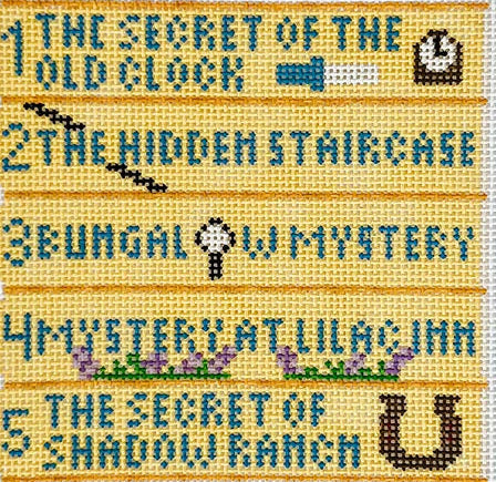 TBC-53 - The Book Canvas - Nancy Drew Book Stack