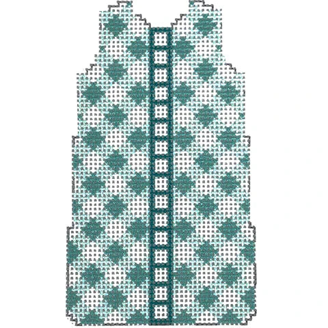 NTG TS131 - Aqua Gingham Mini Shift