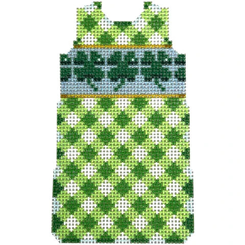 NTG TS133 - Shamrock/Gingham Mini Shift