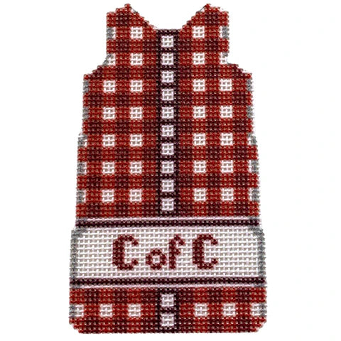 NTG TS278 - College of Charleston Gingham Mini Shift