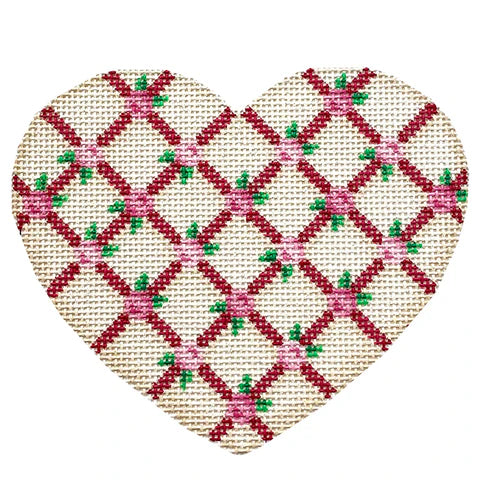 NTG TS468  - Rosebud Lattice Heart