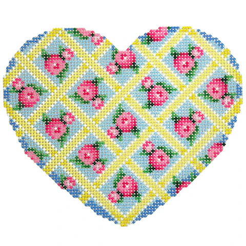 NTG TS915 - Rose Lattice Large Heart