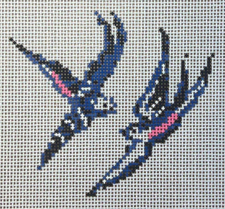 TSC05 - Blue Willow Deconstructed - Birds
