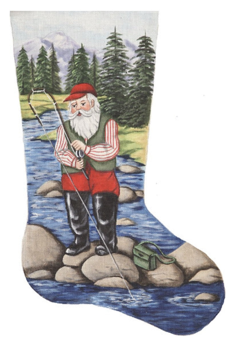 TTAXS259 - Santa Fishing Stocking