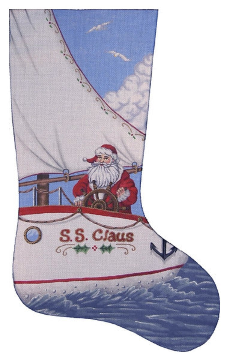 TTAXS202 - Santa Sailing Stocking