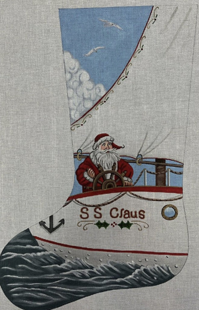 TTAXS202 - Santa Sailing Stocking