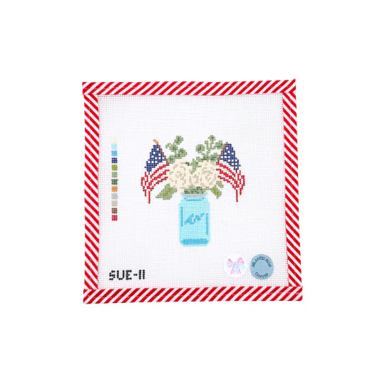 ABC-SUE11 - USA Flag Jar
