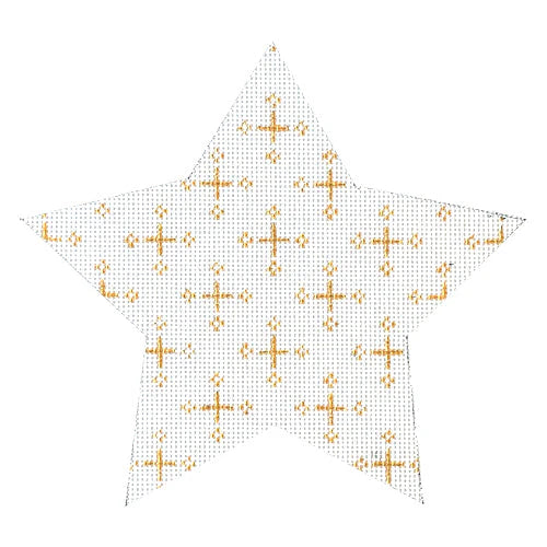 WG11442 - Star of Wonder Tree Topper - Gold