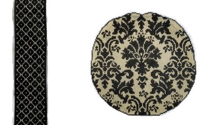 WG11727 - GG's Damask Pumpkin - 2 Piece (Black/White)