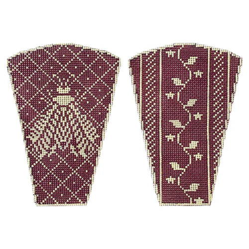 WG11810 - Napoleon's Bee - Plum and Cream Scissor Case