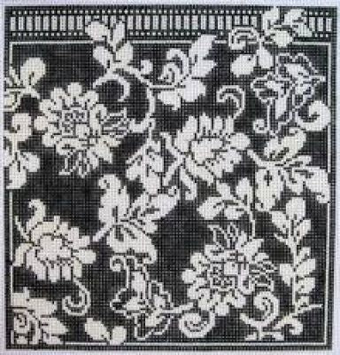 WG12103-13 - Karen's Damask Eyeglass Case