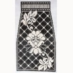 WG12156 - 4 pc Karen's Black and Ivory Damask Purse
