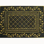 WG12189N - Napoleon's Bee Needle Case - Black and Gold