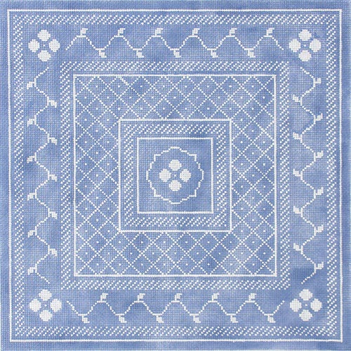 WG12620 - Josephine Pillow - Wedgwood and White