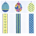 WG12656 - Pansy 3 Egg Omelette - Blue, Lavender, Yellow