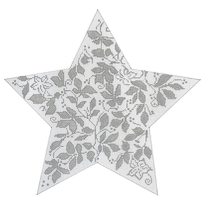 WG12886 - Teri's Big Tree Topper Star - Silver