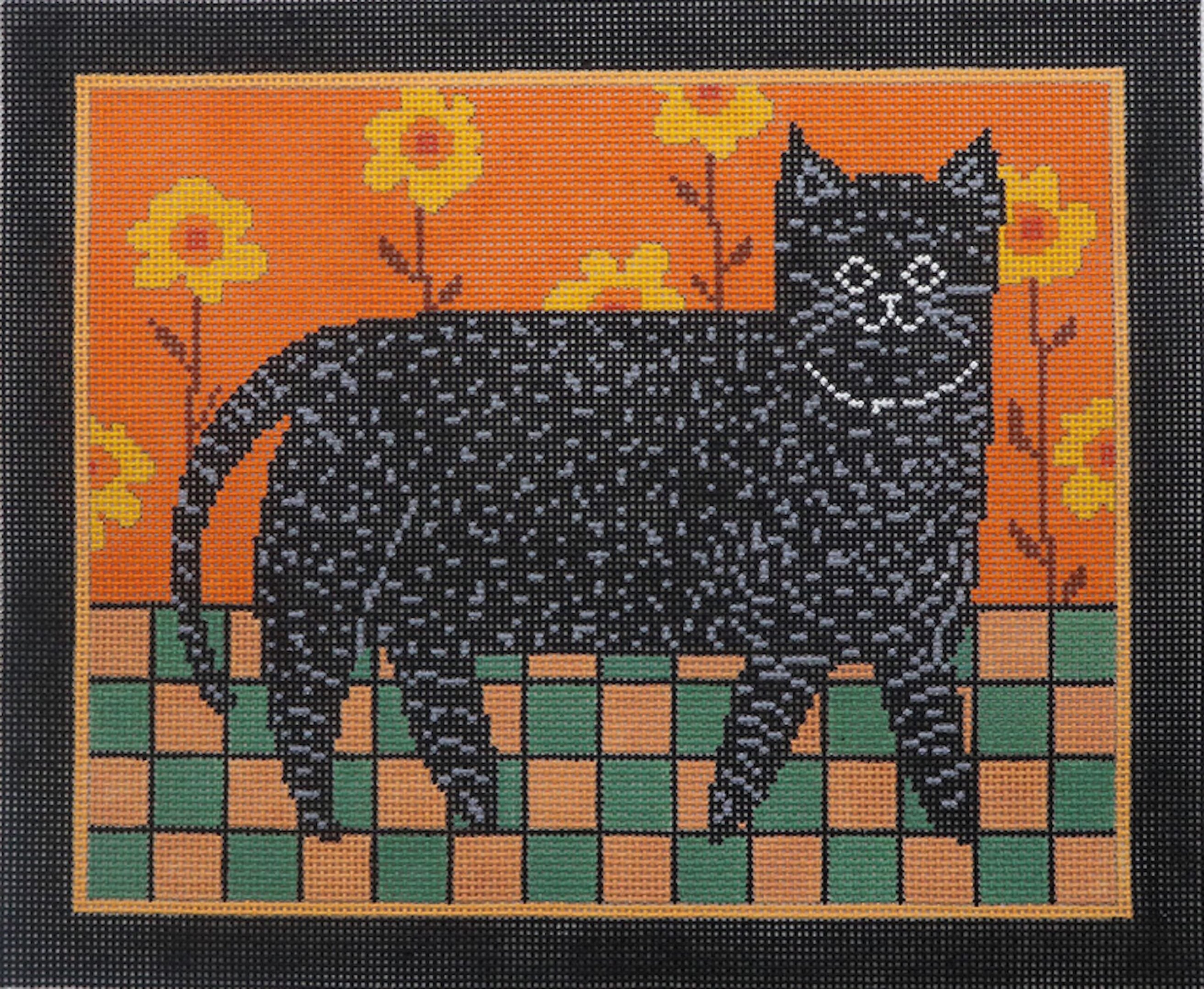 WK2108- Checkerboard Cat