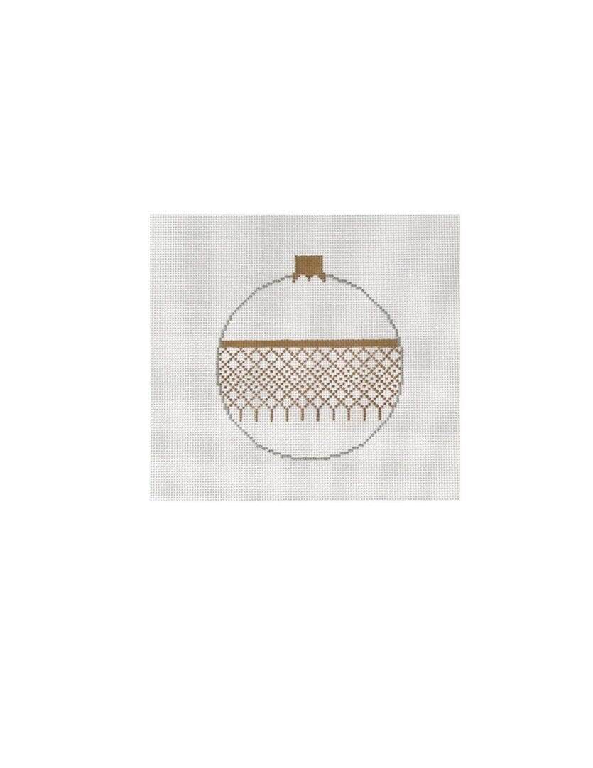 WSD-XO 06 - Christmas Ball - Gold/White
