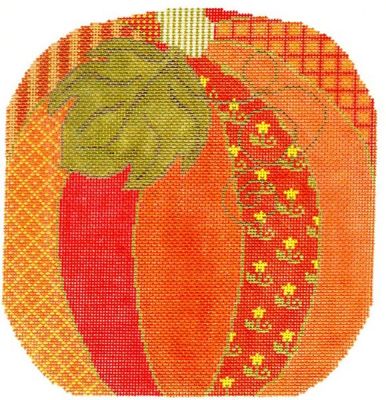 WG11535 and WG11537 - Pumpkin Purse Front and Back