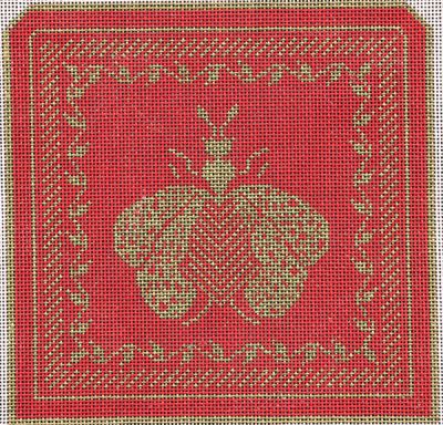 WG11616 - Napoleon's Bee Bag - 3 piece Red and Gold