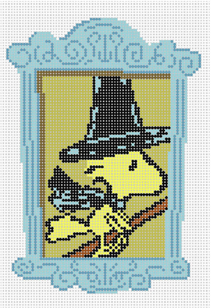 PNTS-HALL - Halloween - Framed Woodstock as Witch