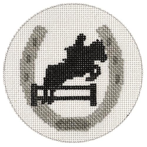 XO-142A - Horseshoe with Jumper (Black and White)