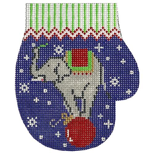XO-144Q - Elephant on Ball Mitten