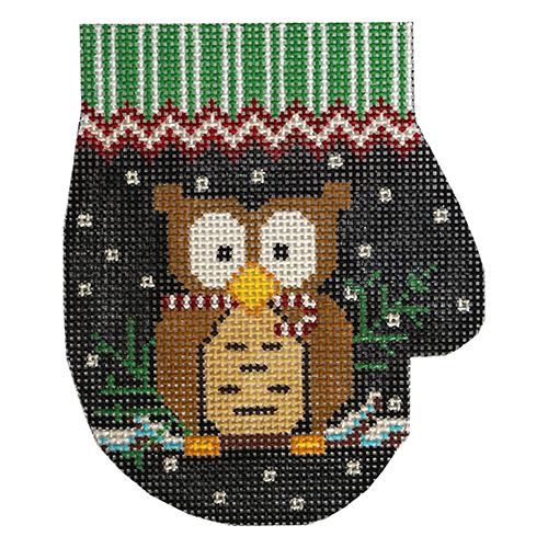 XO-147B - Christmas Owl Mitten