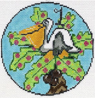XO-170A - One Pelican in a Palm Tree
