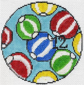 XO-170L - Twelve Beach Balls Bouncing