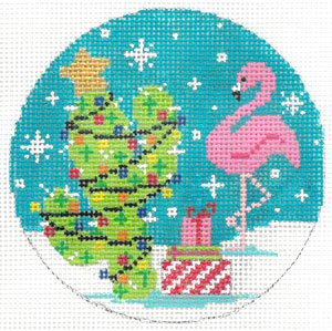 XO-173R - Cactus / Flamingo Christmas