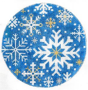 XO-173V - Snowflakes on Blue