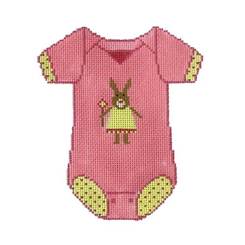XO-183A - Baby Onesie - Pink with Bunny