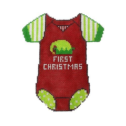 XO-183H - Baby Onesie - First Christmas Elf Hat