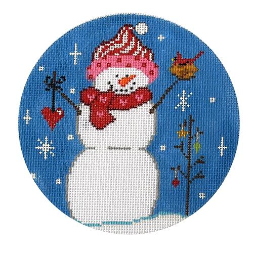XO-186A - Snowman with Cardinal